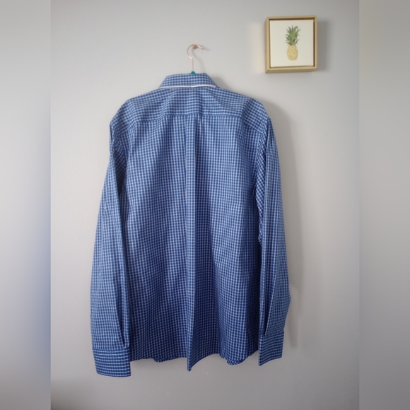 Wrinkle Resistant Button Up Shirt  Men  size XL Blue New With Out Tags Casual - Picture 5 of 6